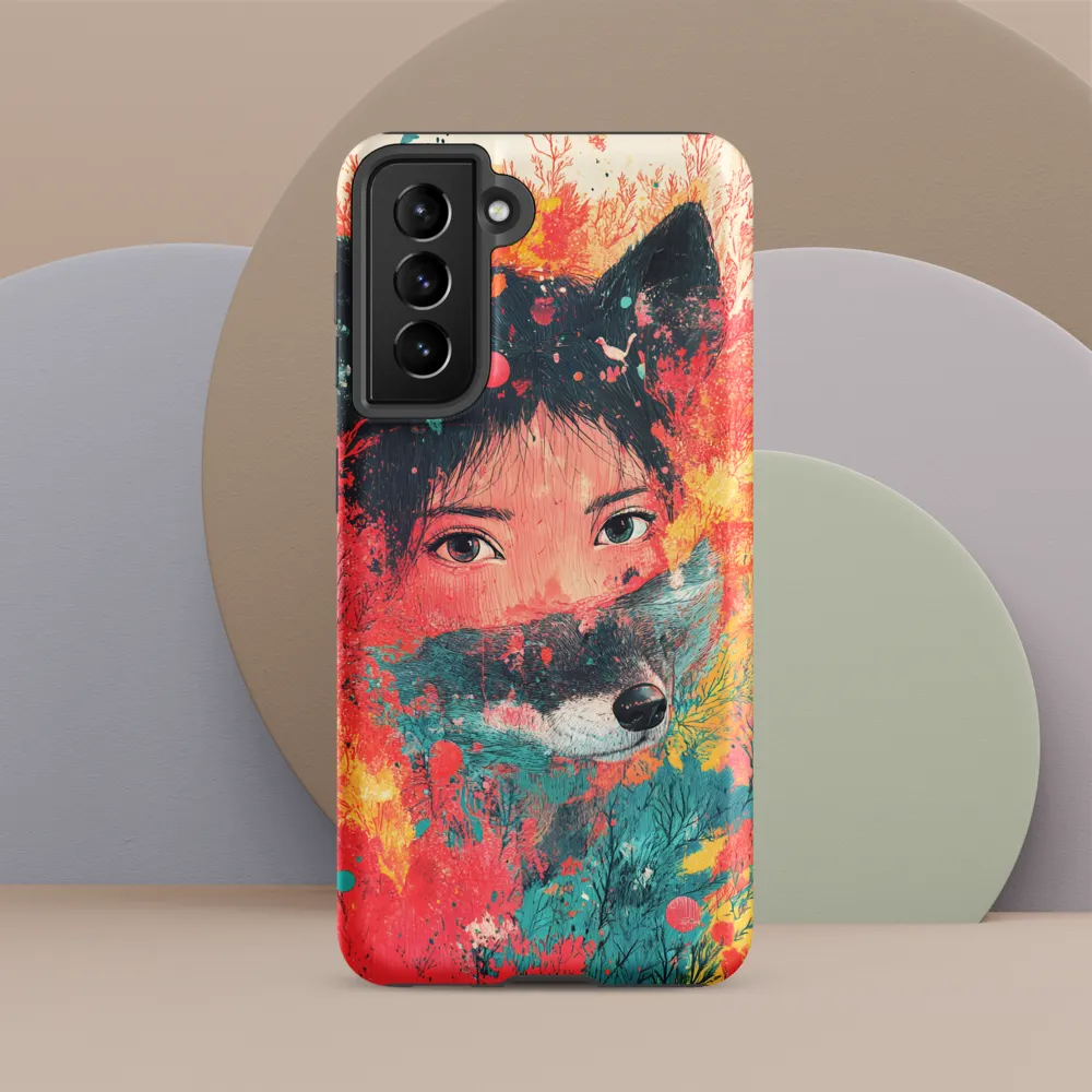 Harmony of Spirit: Girl and Wolf