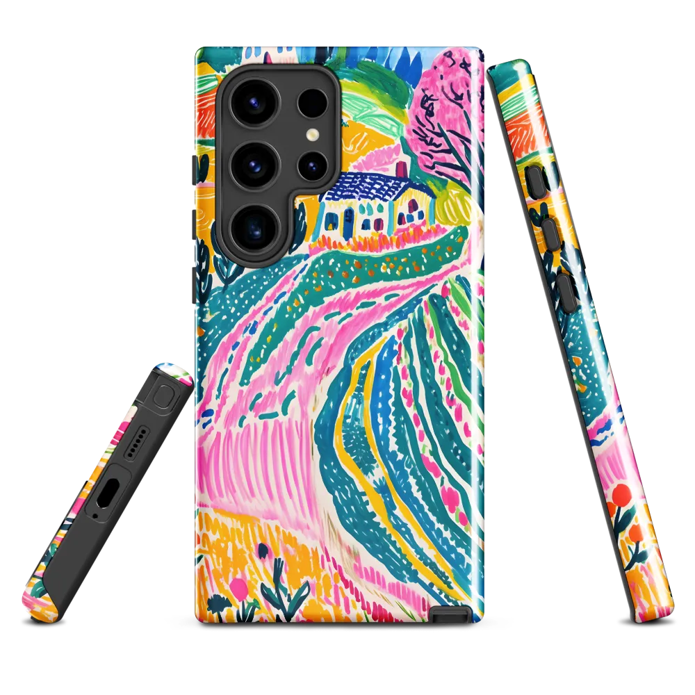 Vibrant Countryside Dreams | Phone Case |  S24 Ultra | Tough Case | Glossy