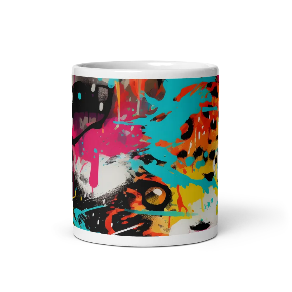 Fierce Fusion: Tiger and Lion in Graffiti | Mugs | Multiple Sizes & Colors