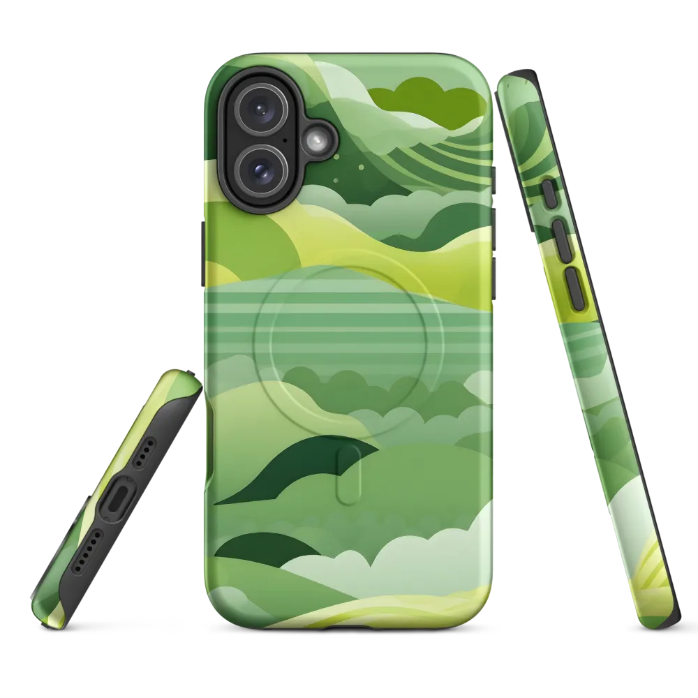 Tranquility in Green Waves