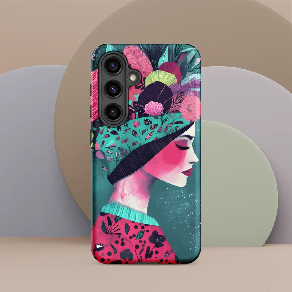 Whimsical Floral Portrait