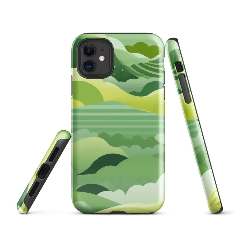 Tranquility in Green Waves