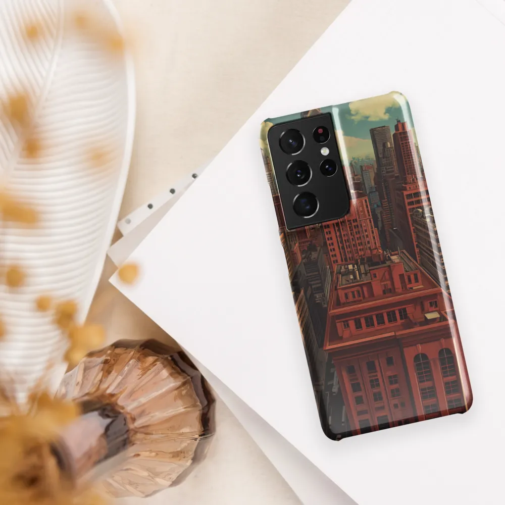 Urban Reverie: A Journey Through the City | Phone Case |  S21 Ultra | Snap Case | Glossy