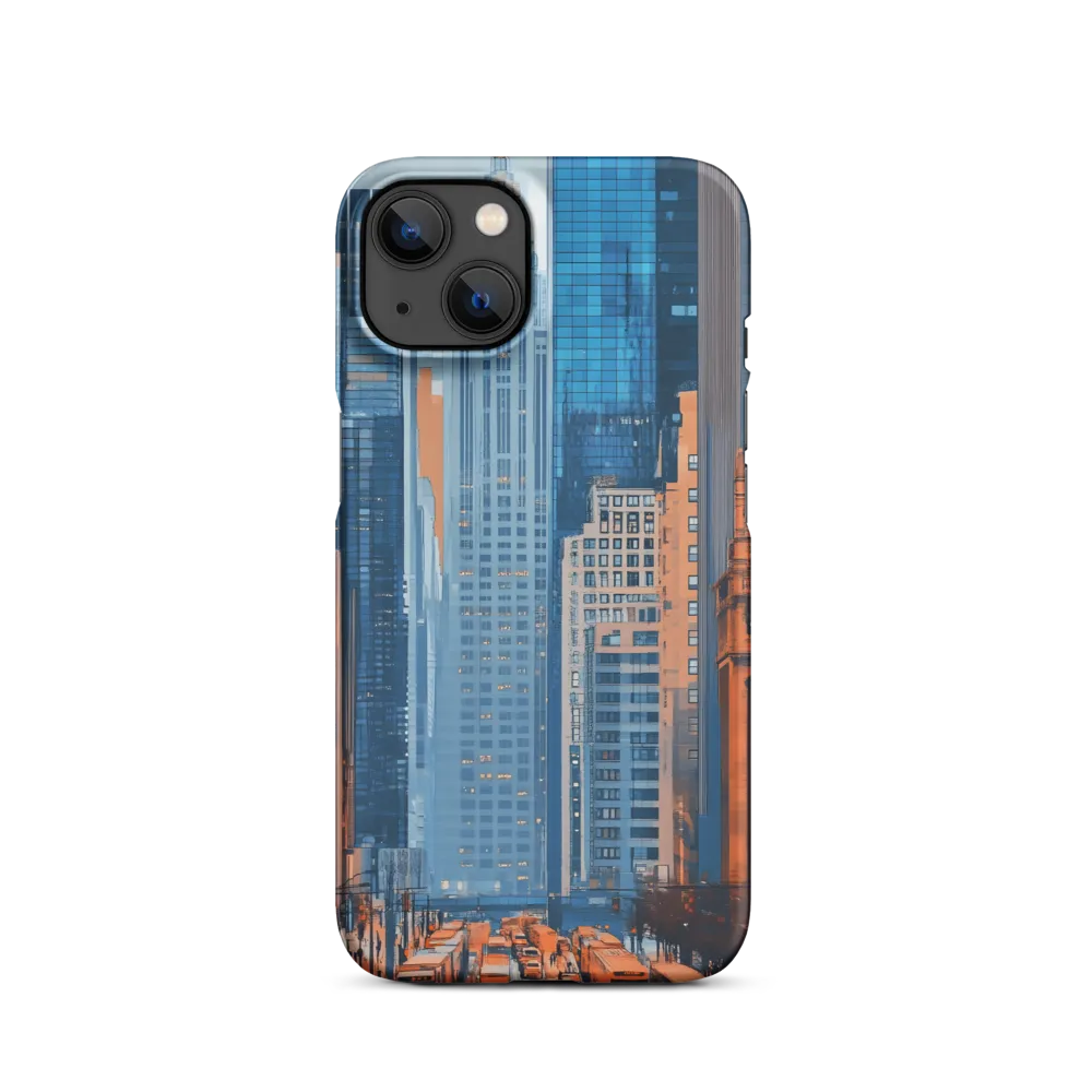 Urban Symphony in Blue and Orange