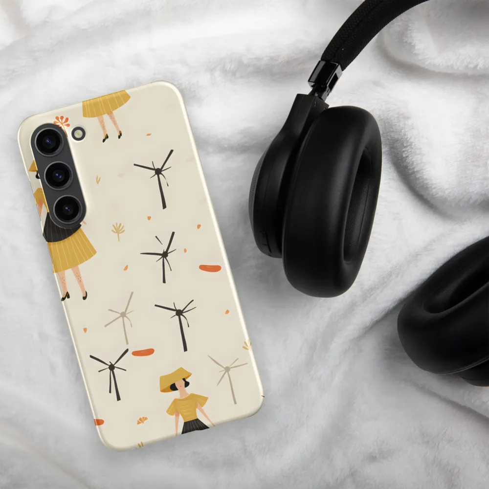 Whimsical Patterns of Nature and Femininity | Phone Case |  S23 Plus | Snap Case | Matte