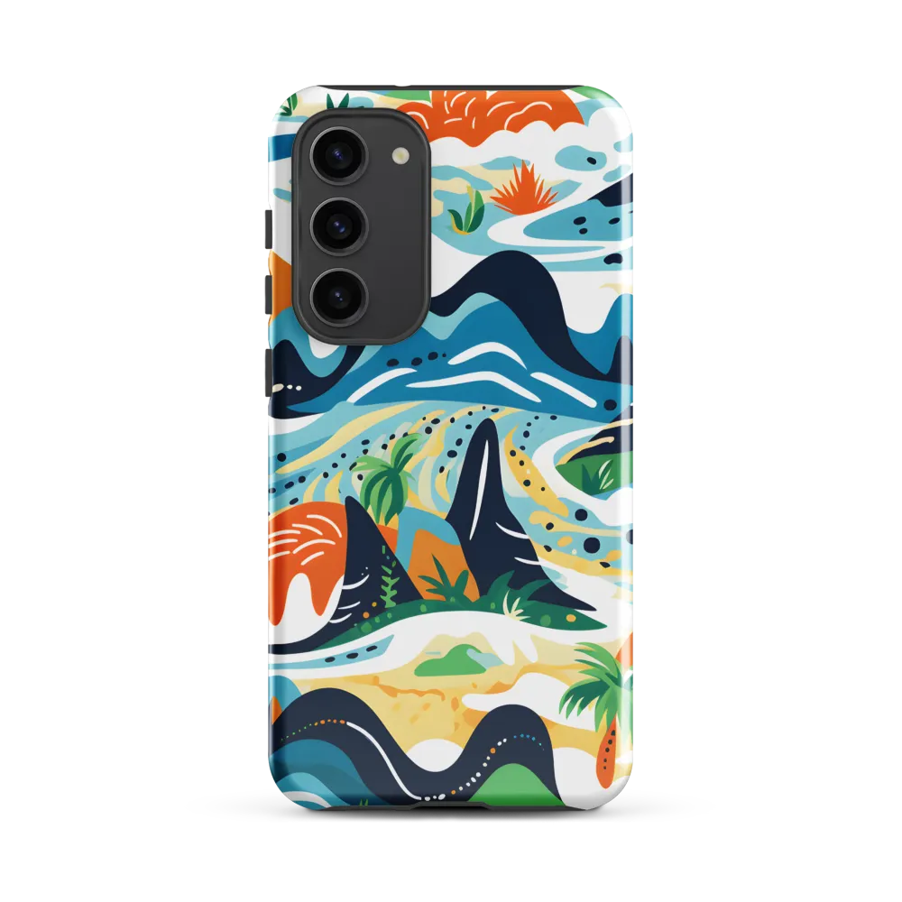 Abstract Tropical Landscape