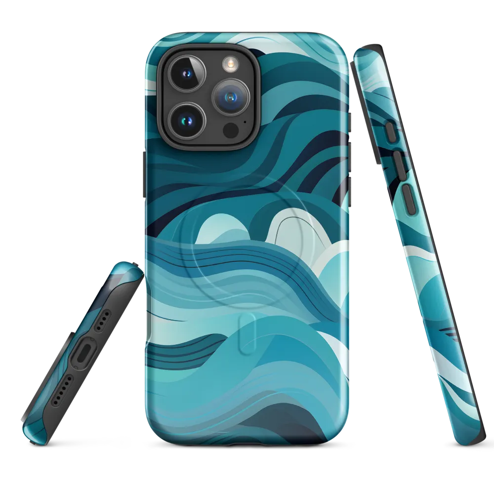 Ebb and Flow | Phone Case |  16 Pro Max | MagSafe® Tough Case | Glossy