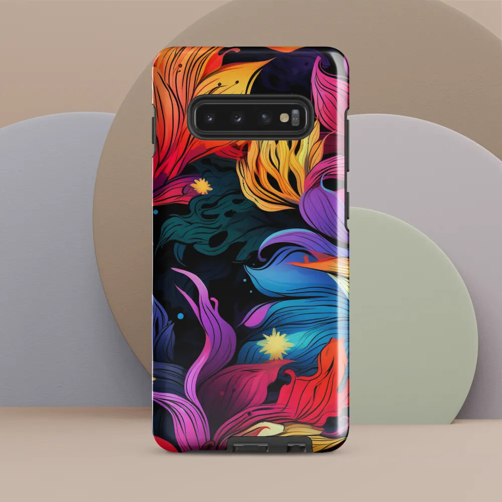 Floral Symphony | Phone Case |  S10 Plus | Tough Case | Glossy