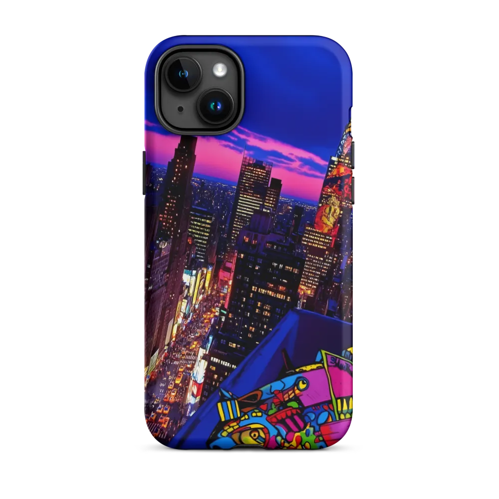 Neon Twilight: A City in Vibrance
