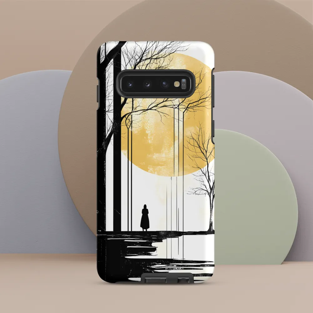 Solitude Under the Yellow Sun | Phone Case |  S10 | Tough Case | Matte