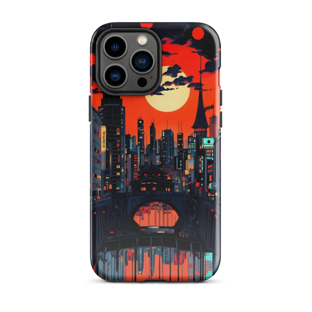 Nightfall in a Neon City