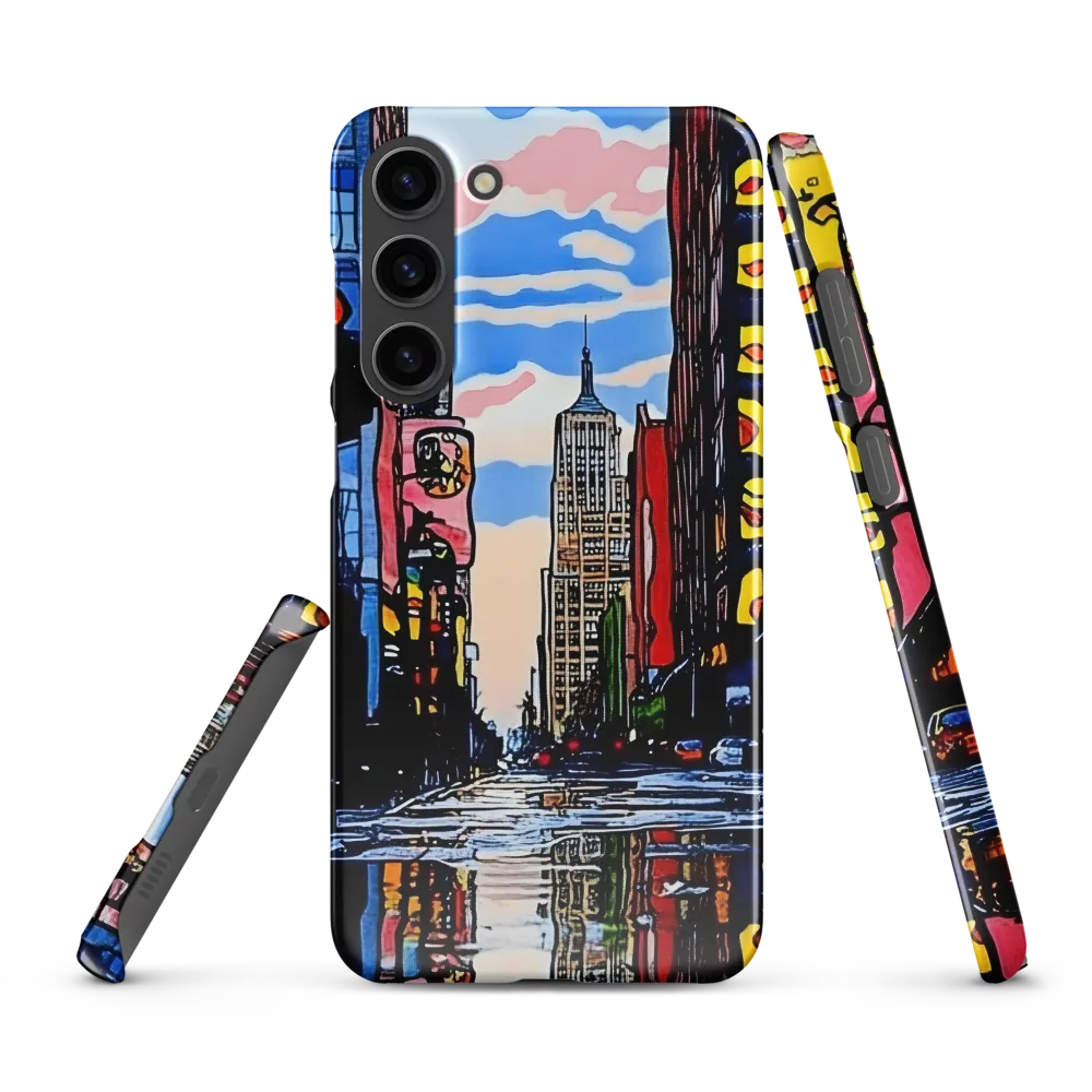 Reflections of a Vibrant City | Phone Case |  S23 Plus | Snap Case | Glossy