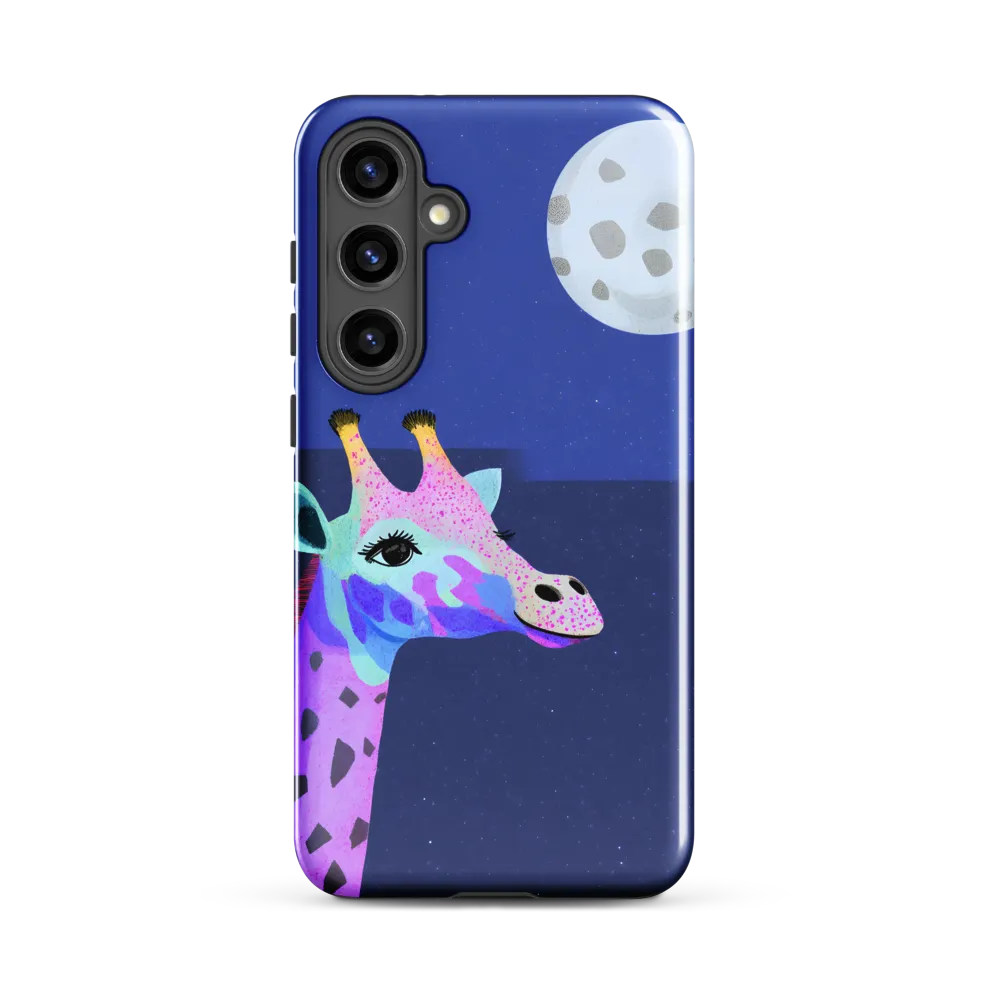 Whimsical Giraffe Under the Stars