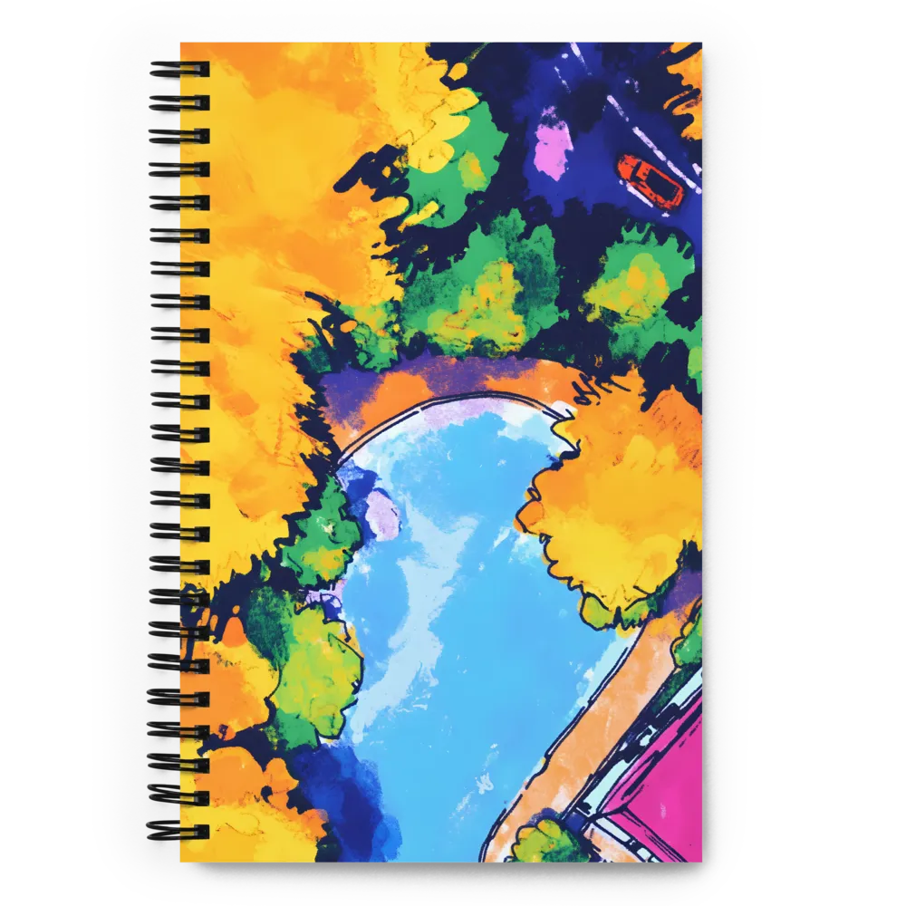 Vibrant Waterscape | Spiral Notebook