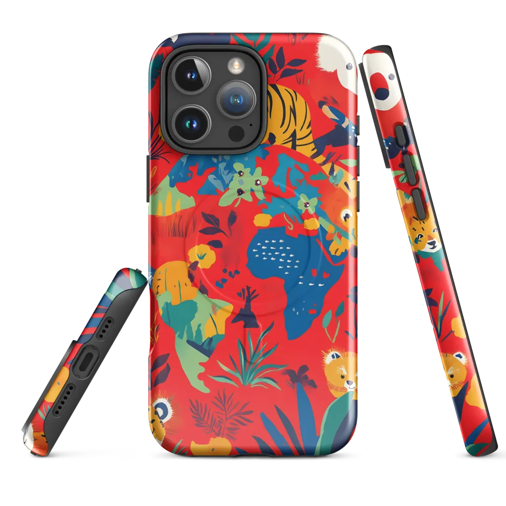 Wild Wonders of the Globe | Phone Case |  16 Pro Max | MagSafe® Tough Case | Glossy