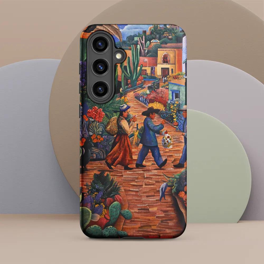 A Mosaic Journey Through Colorful Landscapes
