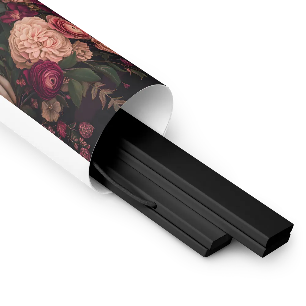 Botanical Elegance | Poster With Black Wood Hanger | 8″×10″
