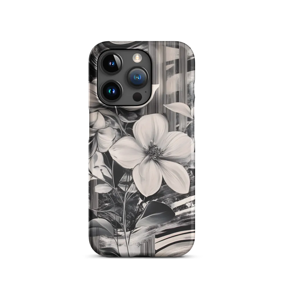 Ethereal Bloom: A Dance of Monochromes