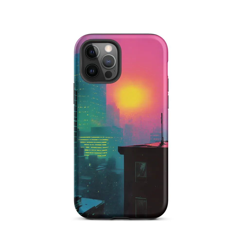 Neon Horizon | Phone Case |  12 Pro | Tough Case | Matte