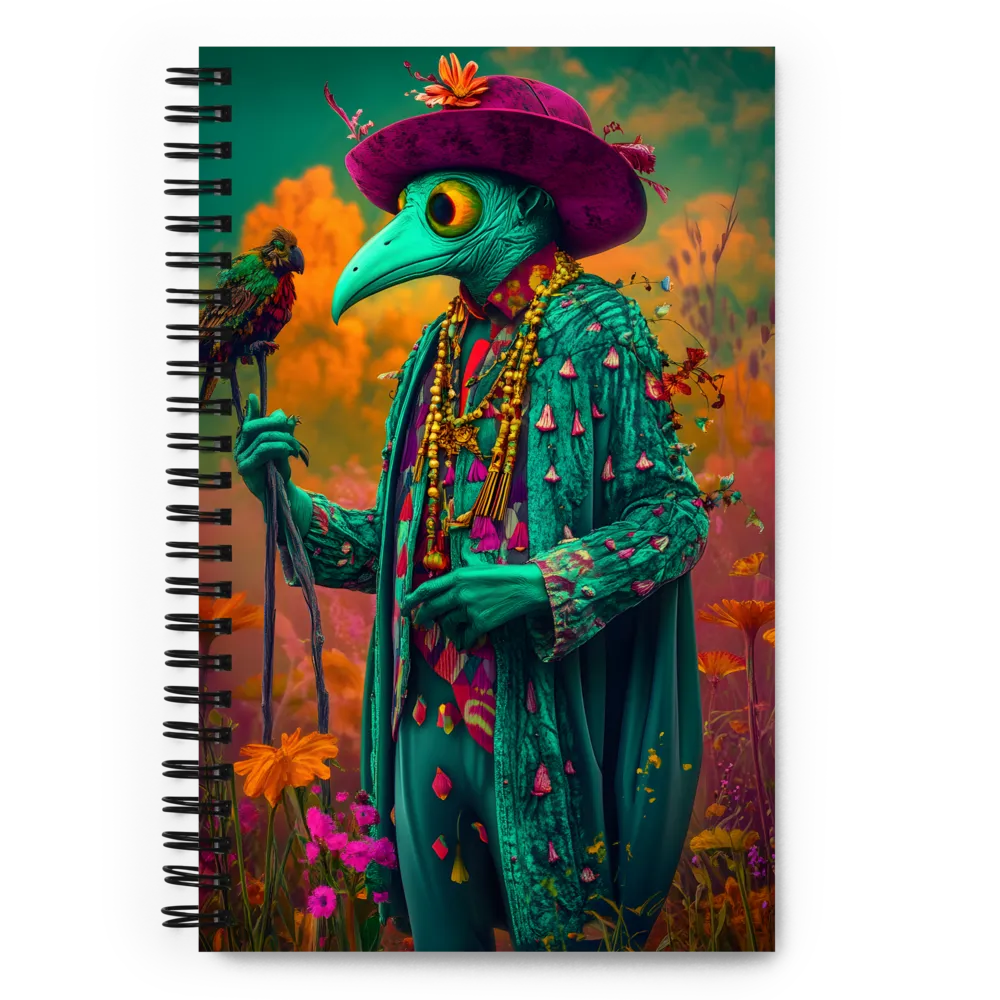 Whimsical Guardian of Nature | Spiral Notebook