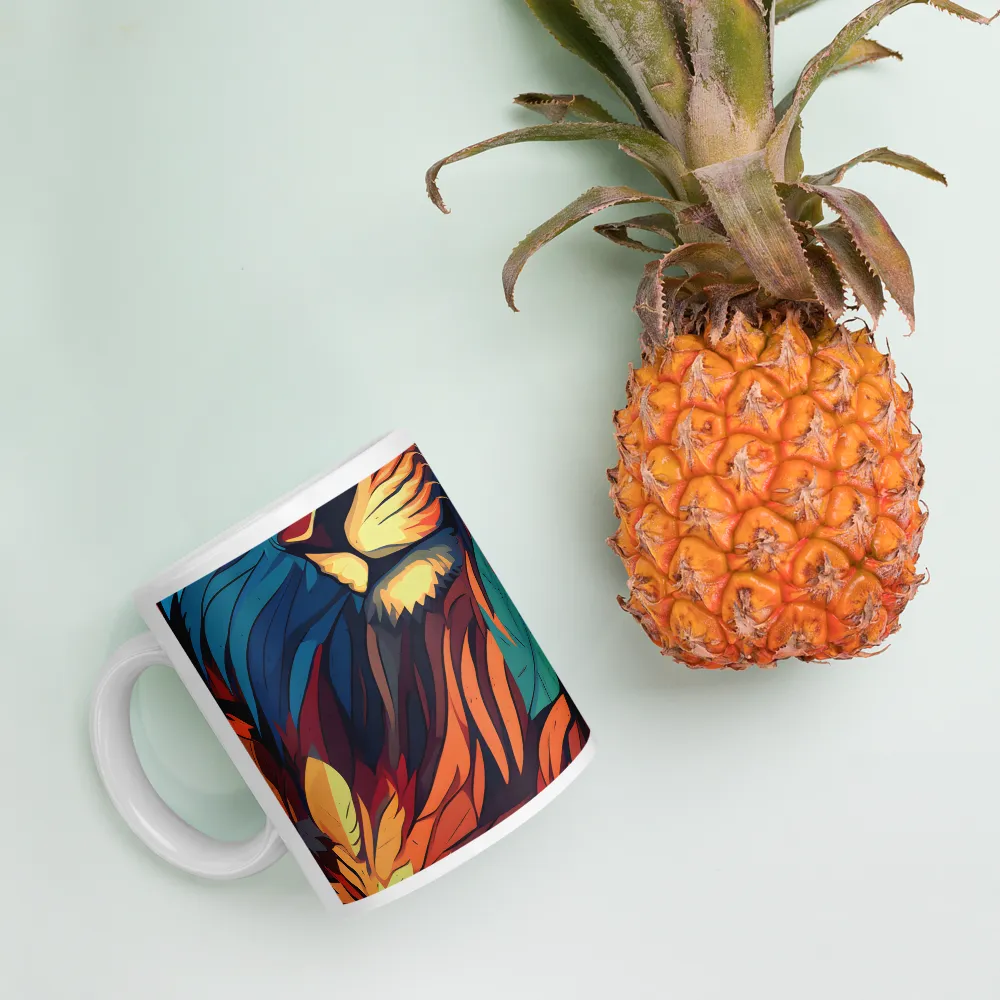 Harmony of Strength: The Lion and Nature | Mugs | Multiple Sizes & Colors