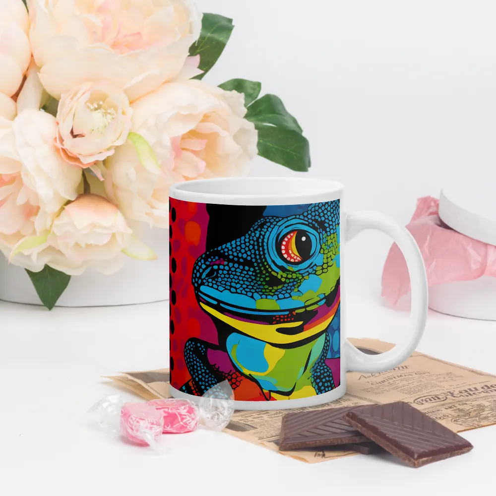 Colorful Encounters: The Playful Geckos | Mugs | Multiple Sizes & Colors