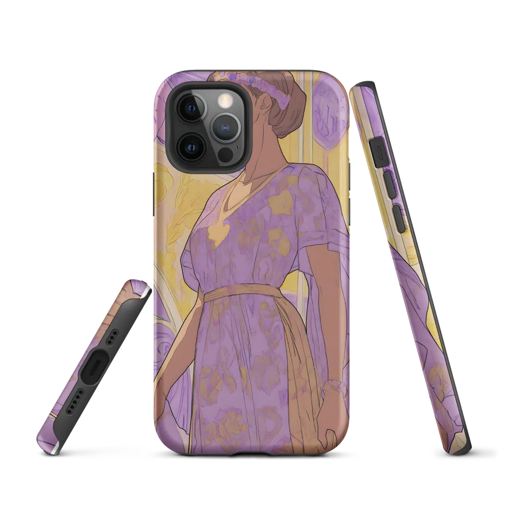 Elegance in Floral Harmony | Phone Case |  12 Pro | Tough Case | Matte