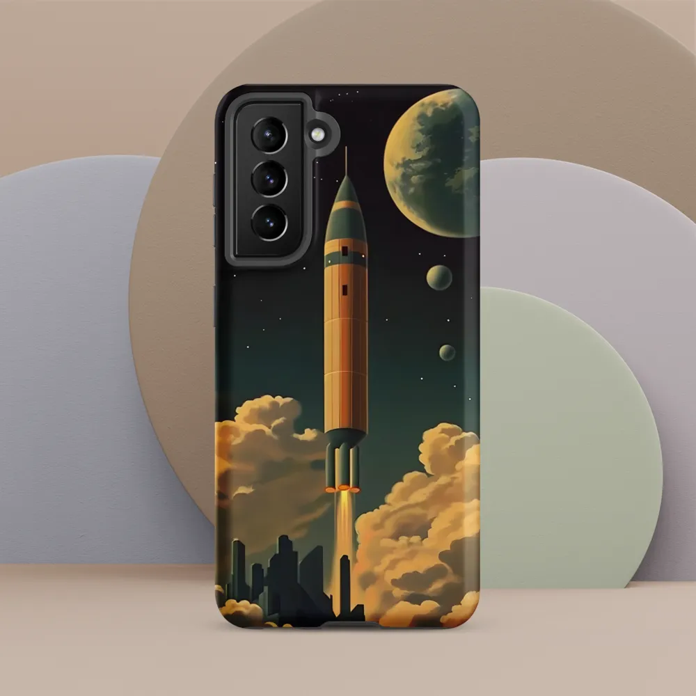 Journey Through the Cosmic Frontier | Phone Case |  S21 | Tough Case | Matte