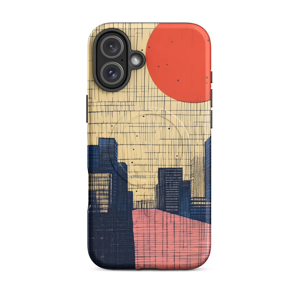 Urban Echoes: A Minimalist Cityscape