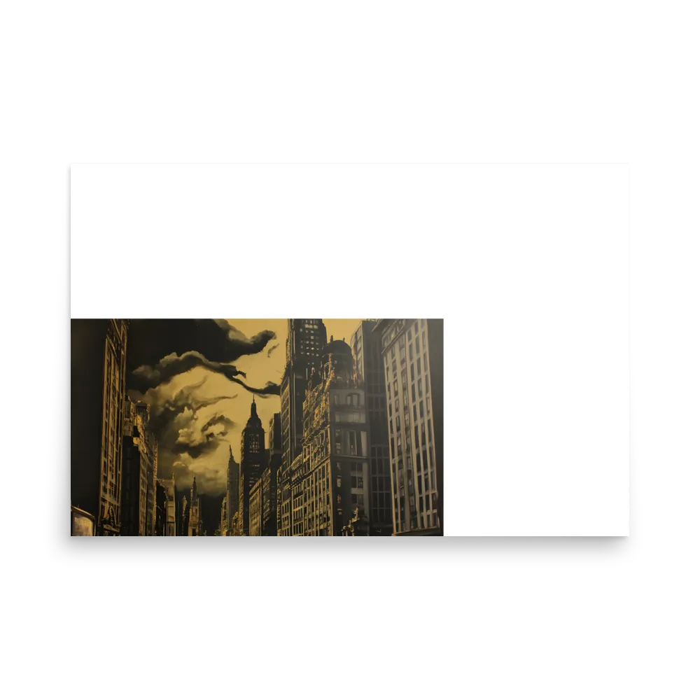 Echoes of a Forgotten Skyline | Poster | 24″×36″