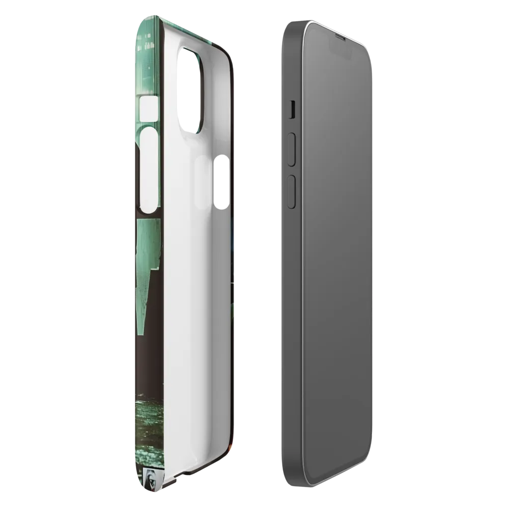 Silent Contemplation in a Futuristic Dystopia | Phone Case |  14 Plus | Snap Case | Matte