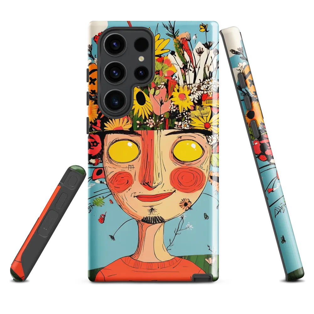 Whimsical Bloom | Phone Case |  S23 Ultra | Tough Case | Glossy