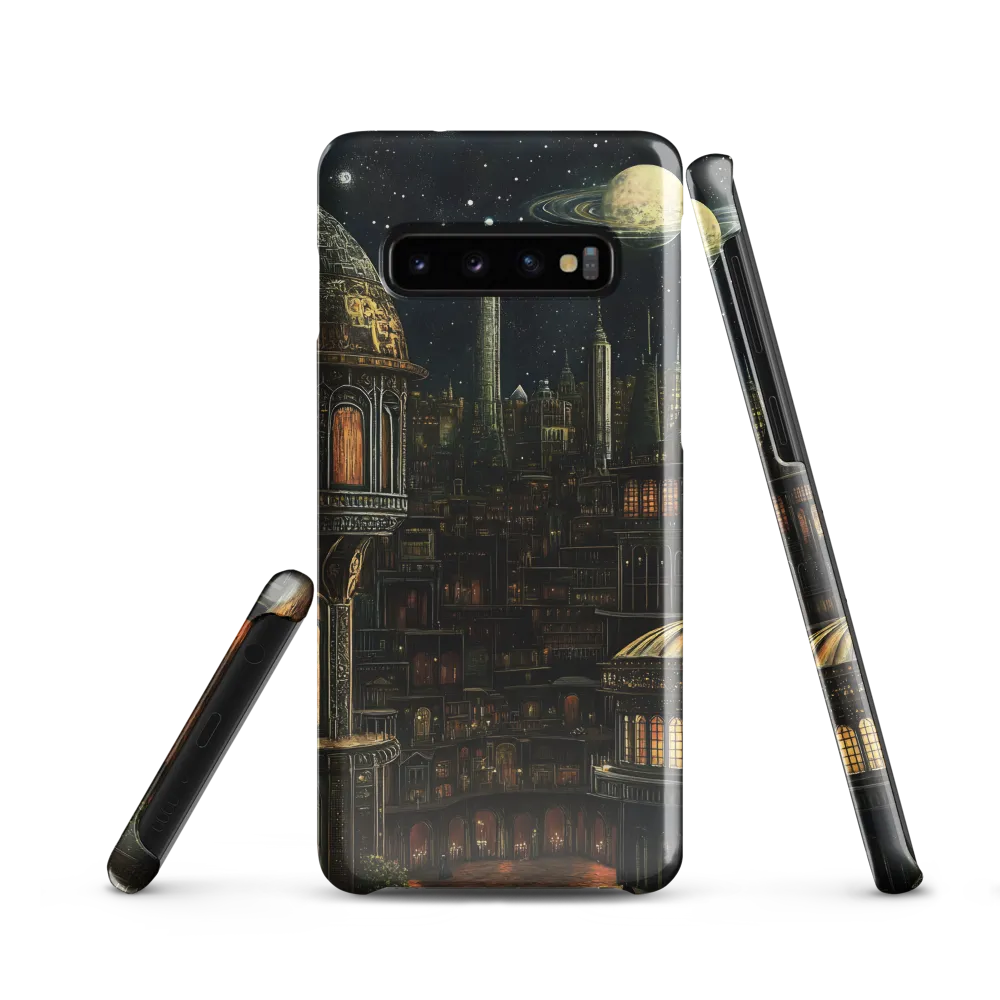 Celestial Enigma: A Surreal Cityscape