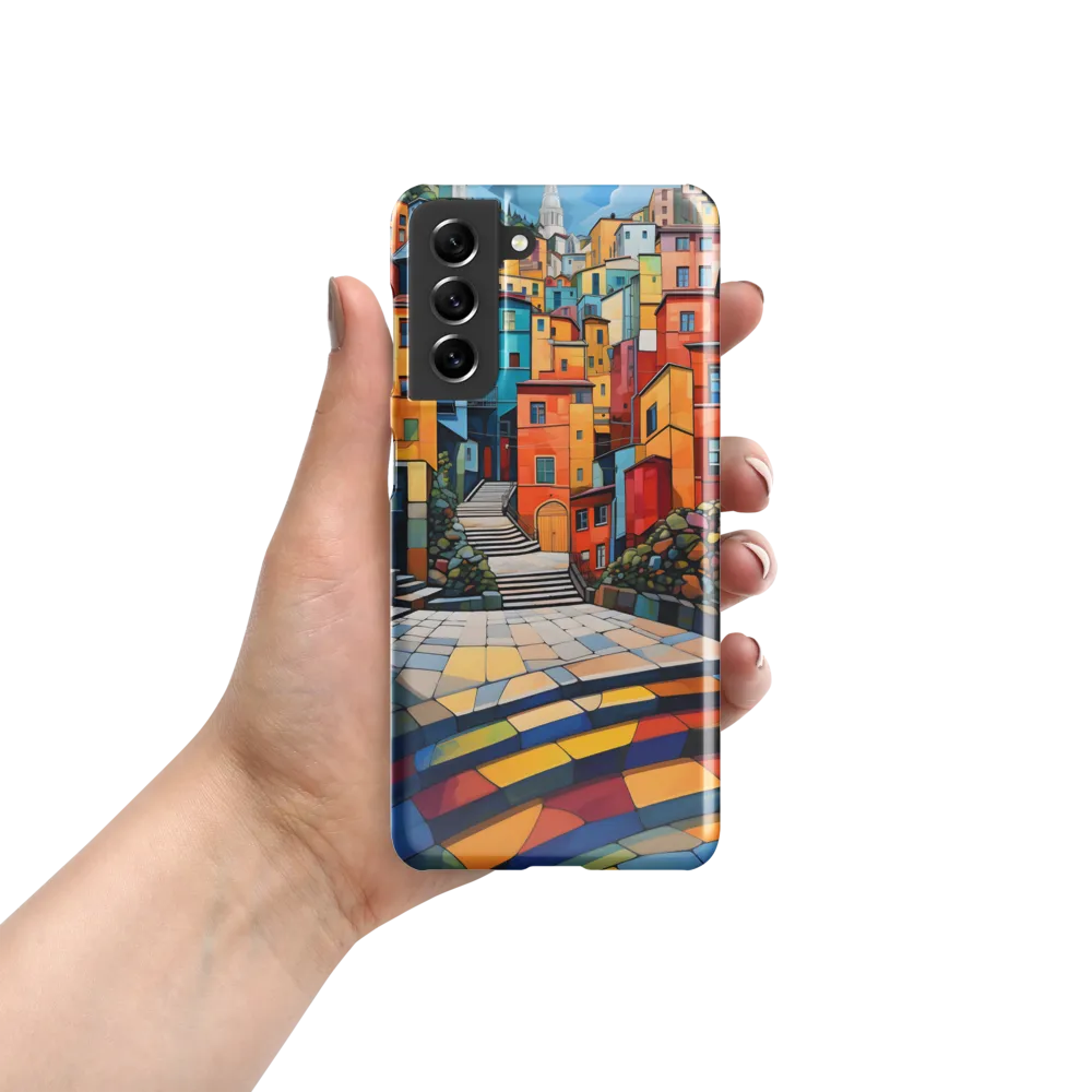 Vibrant Village: A Cubist Journey