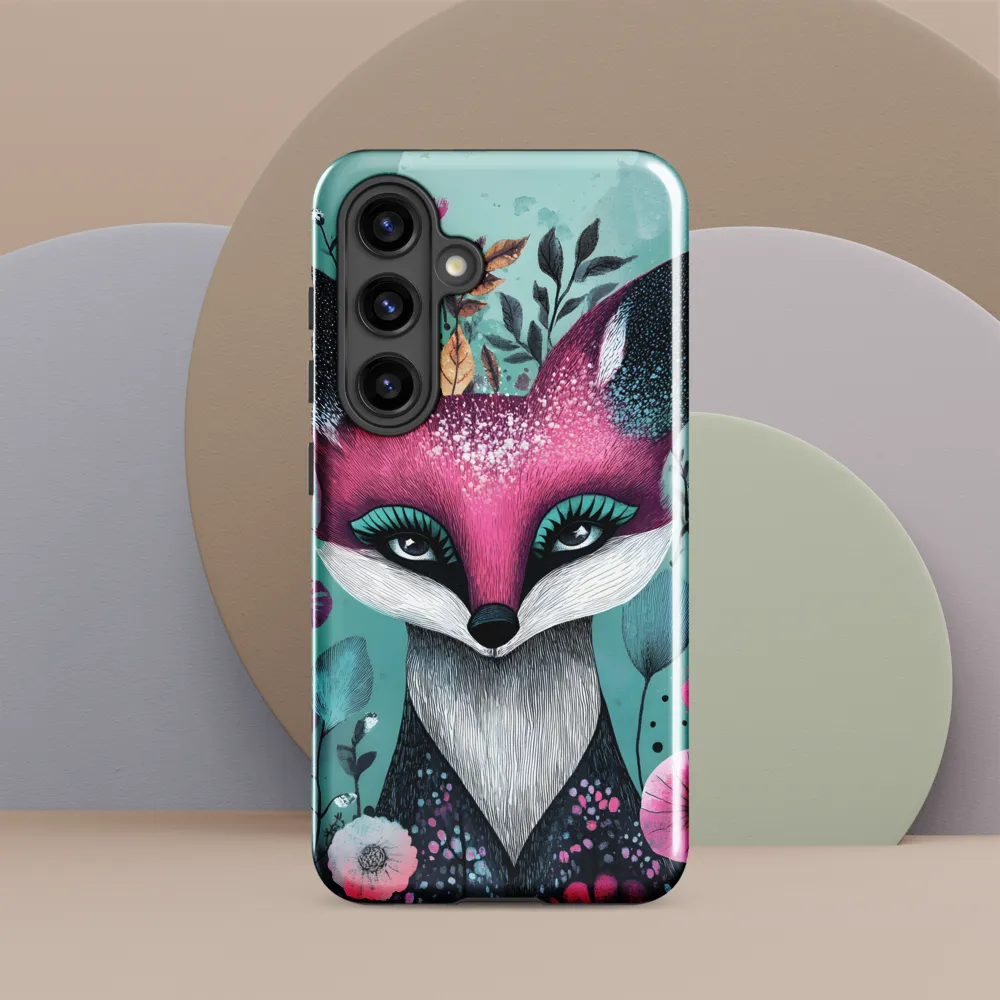 Whimsical Fox Among Blossoms | Phone Case |  S24 | Tough Case | Glossy