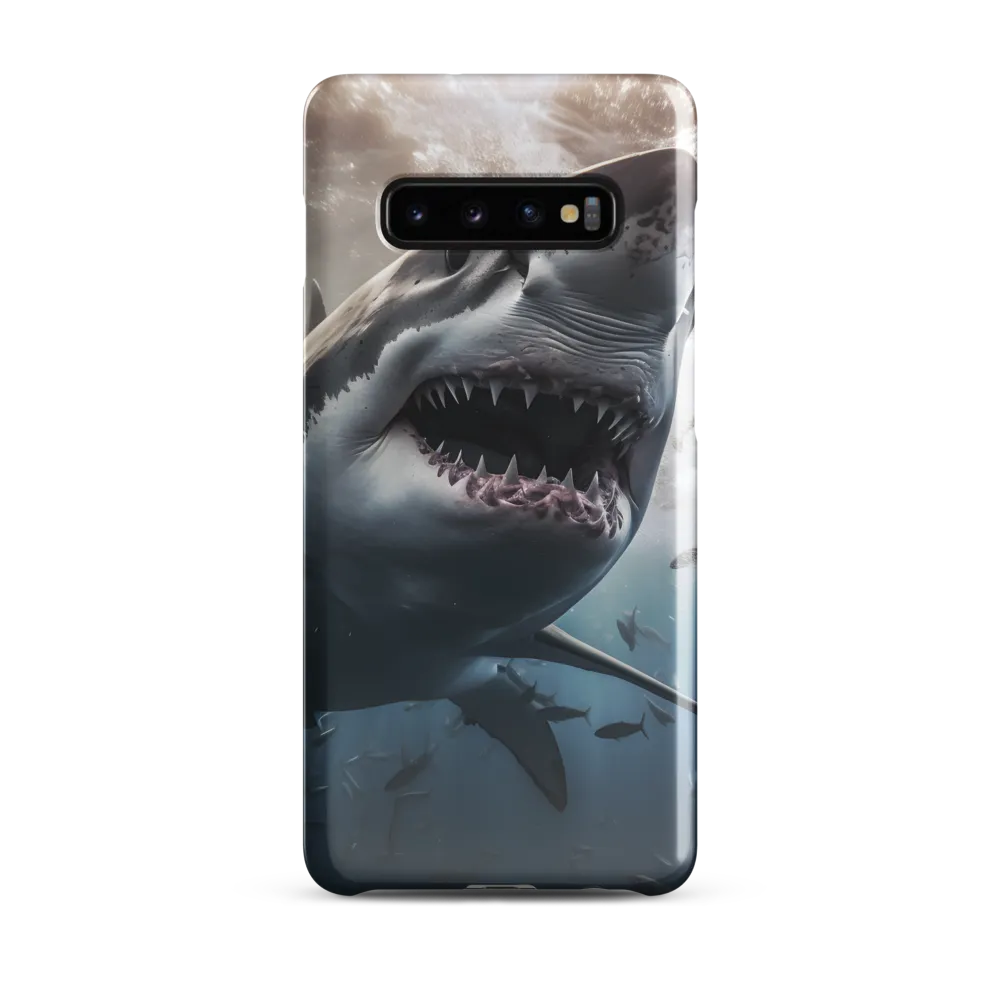 The Apex Predator: An Underwater Encounter | Phone Case |  S10 Plus | Snap Case | Glossy