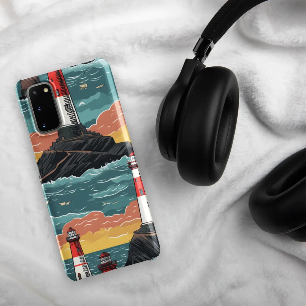 Lighthouses in a Whimsical Ocean