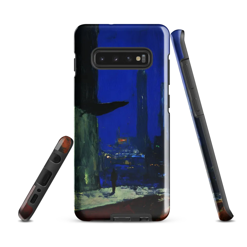 Glimmering Solitude: A Nightscape | Phone Case |  S10 Plus | Tough Case | Glossy