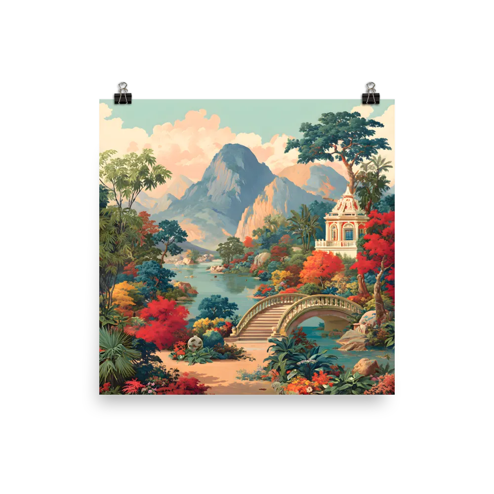 Arcadian Bridge 
 Poster | 16″x 16″