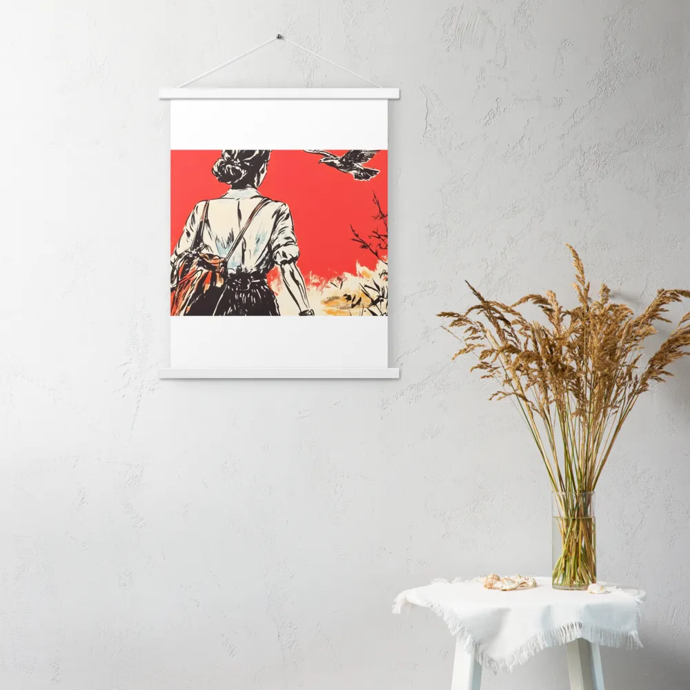 Journey Beyond the Horizon | Poster With White Wood Hanger | 18″×24″