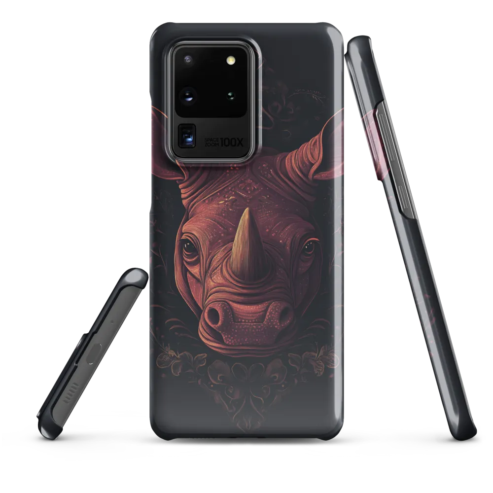 Regal Rhinoceros | Phone Case |  S20 Ultra | Snap Case | Glossy