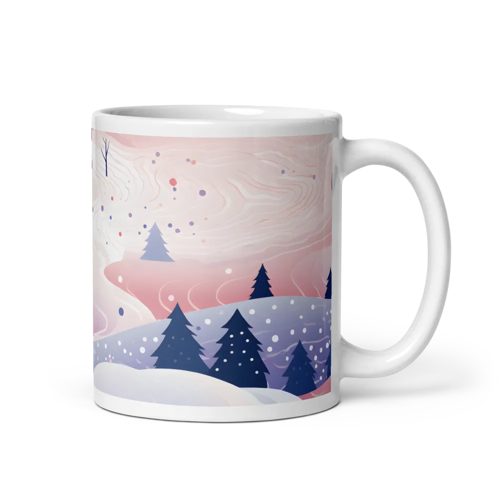 Dreamy Winter Landscape | Mug with White inside | 11 oz