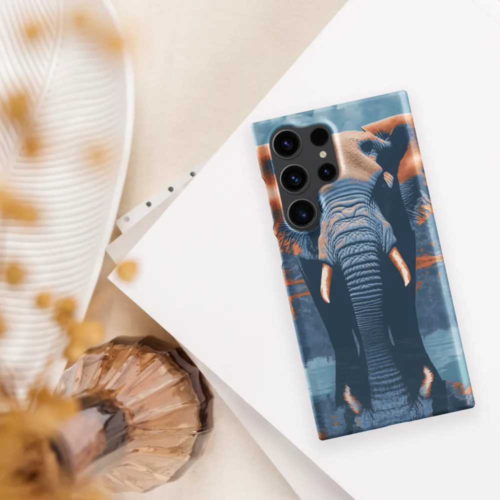 Majestic Reflection: The Elephant's Serenade