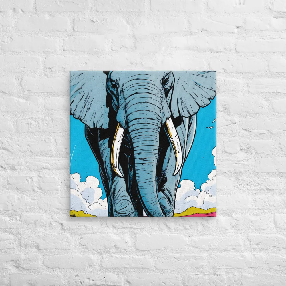 Majestic Presence: The Elephant | Canvas | 24″×24″