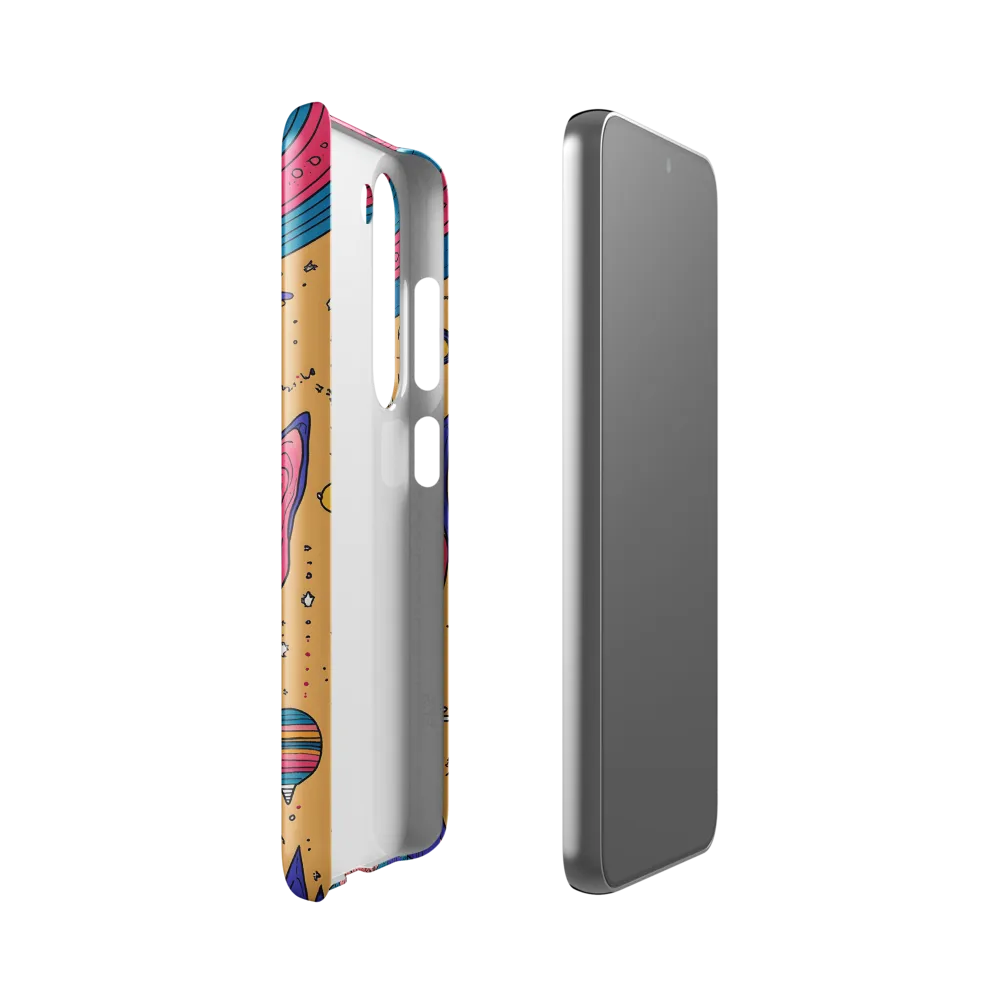 Alien Whimsy: A Surreal Encounter | Phone Case |  S23 | Snap Case | Glossy