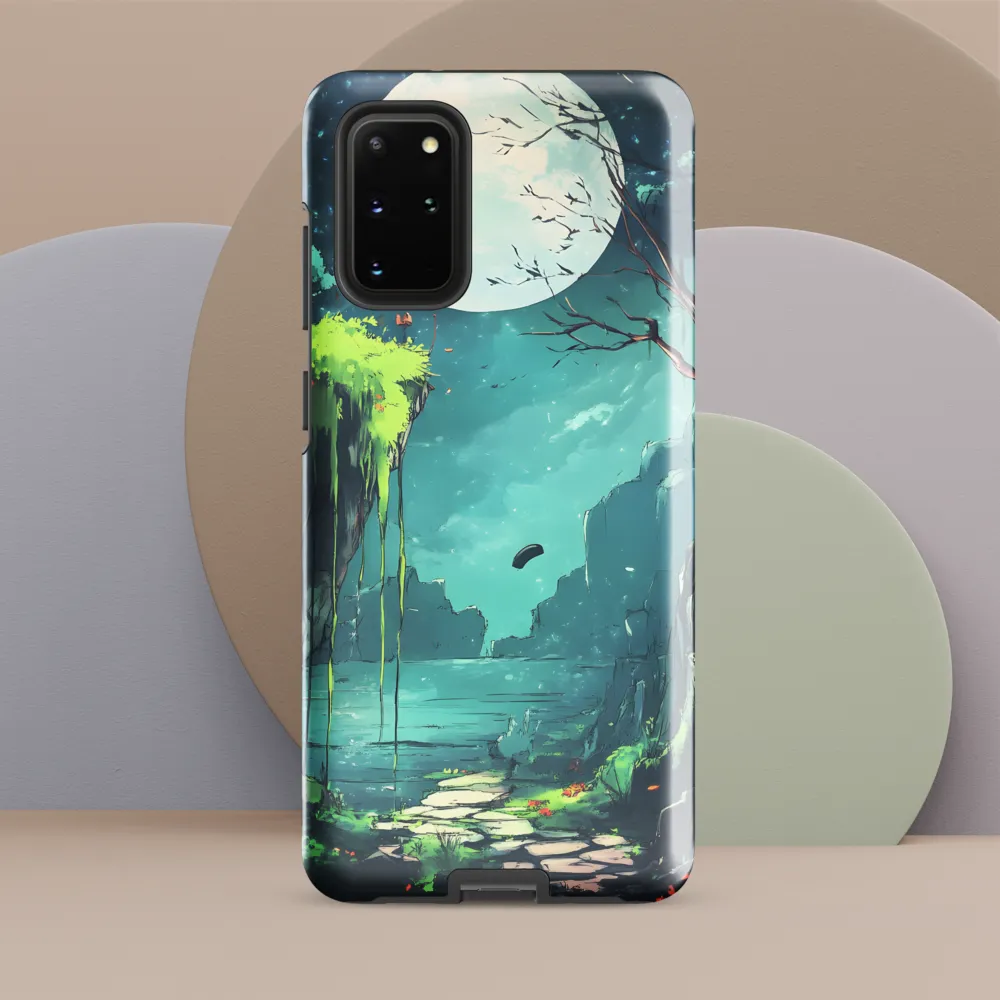 Moonlit Serenity: A Fantastical Landscape