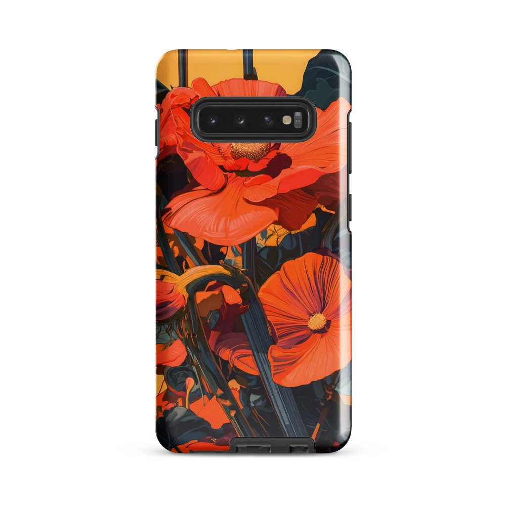 Vibrant Floral Symphony | Phone Case |  S10 Plus | Tough Case | Glossy