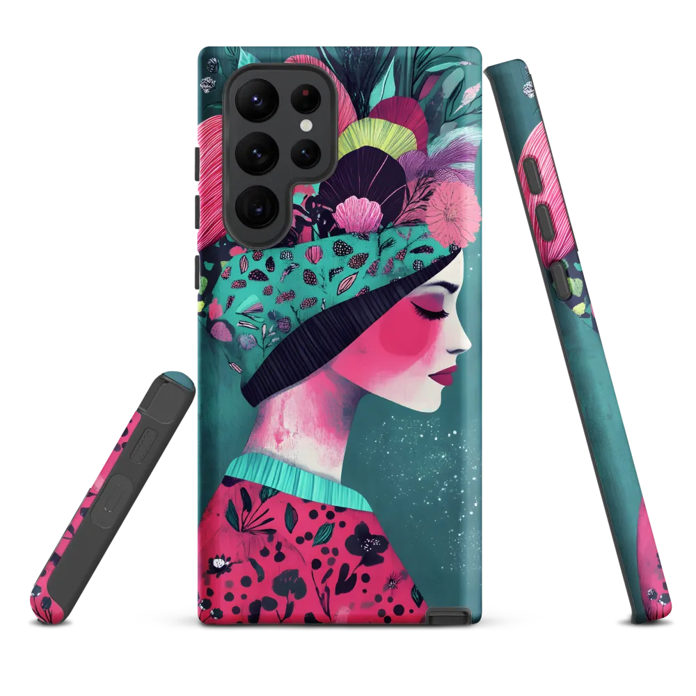 Whimsical Floral Portrait