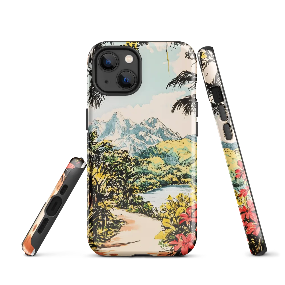 Tropical Serenity | Phone Case |  13 | Tough Case | Glossy