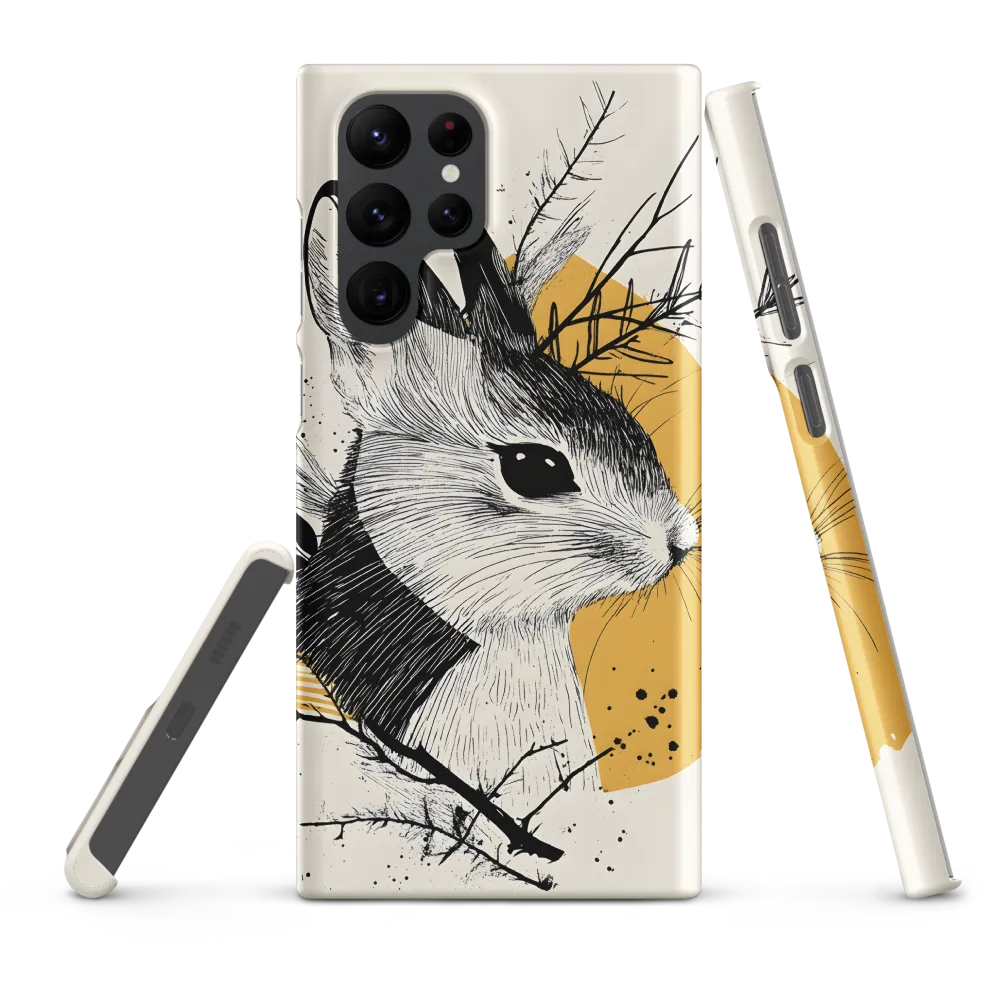 Ethereal Rabbit: A Study in Line Art